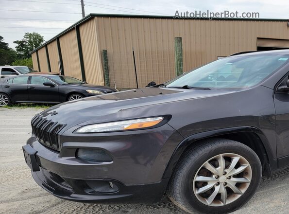 1C4PJMCX3JD586893 2018 JEEP CHEROKEE Gray წინა მარცხენა ხედი სამი მეოთხედიდან