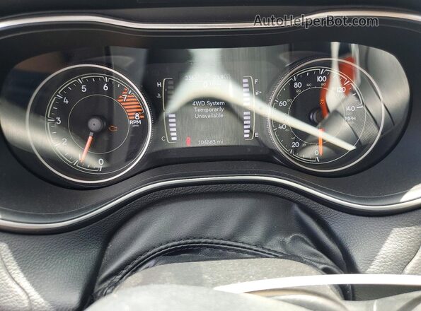 1C4PJMCX3KD337740 2019 JEEP CHEROKEE White Instrument cluster view