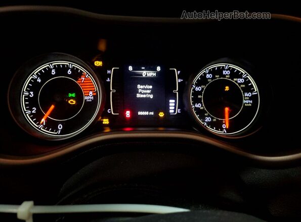 1C4PJMCX6JD608580 2018 JEEP CHEROKEE Black Instrument cluster view