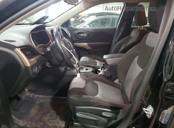 1C4PJMCX6JD608580 2018 JEEP CHEROKEE Black Front interior view
