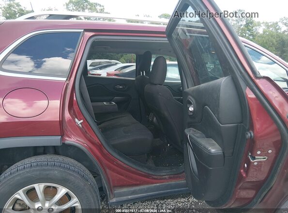1C4PJMCX7KD239164 2019 JEEP CHEROKEE Red Widok naklejki z numerem VIN