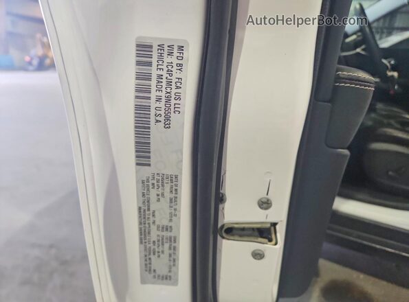 1C4PJMCX9ND550633 2022 JEEP CHEROKEE Белый Вид наклейки с VIN-кодом