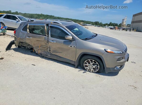 1C4PJMCXXJD582372 2018 JEEP CHEROKEE Gray Delantero derecho
