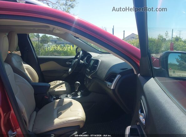 1C4PJMDB0GW175662 2016 JEEP CHEROKEE Red Vista interior delantera
