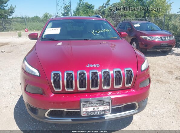 1C4PJMDB0GW175662 2016 JEEP CHEROKEE Red Vista del cuadro de instrumentos