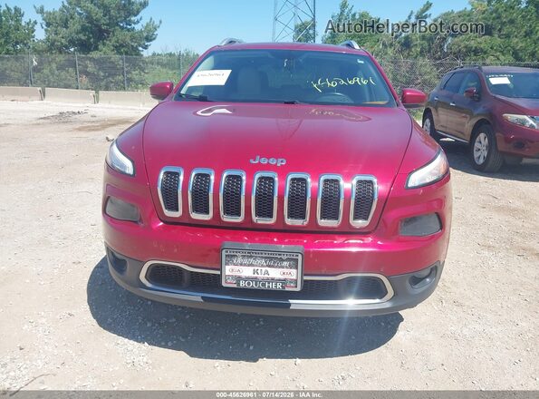 1C4PJMDB0GW175662 2016 JEEP CHEROKEE Red Vista frontal