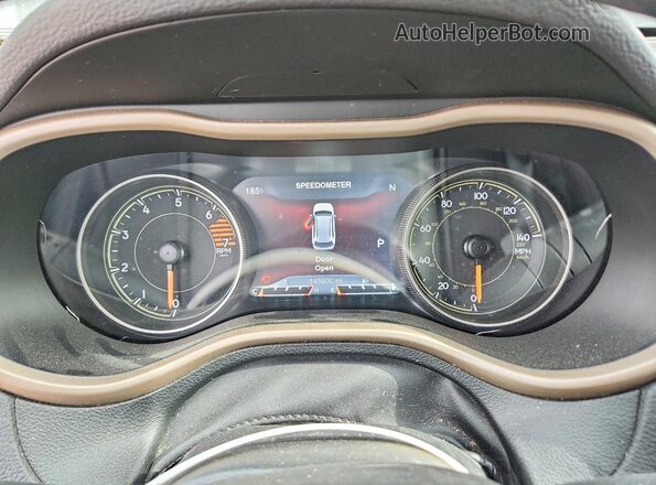 1C4PJMDB0GW261604 2016 JEEP CHEROKEE Black Instrument cluster view