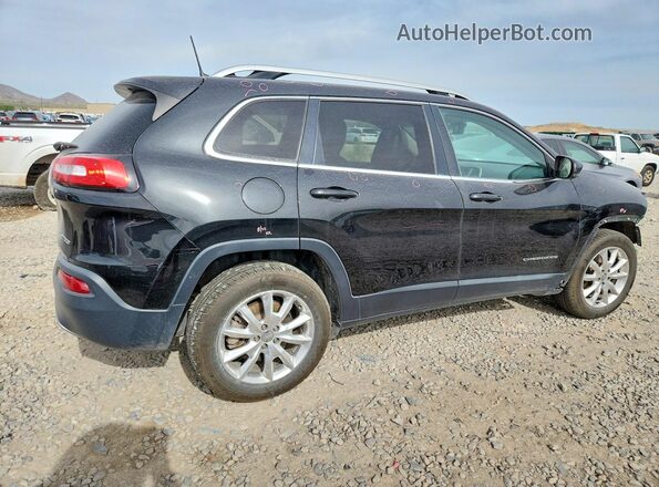 1C4PJMDB0GW261604 2016 JEEP CHEROKEE Black Rear right