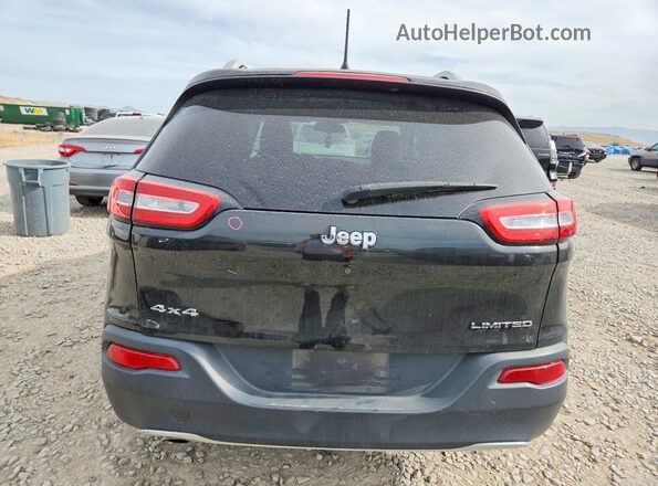 1C4PJMDB0GW261604 2016 JEEP CHEROKEE Black Rear view