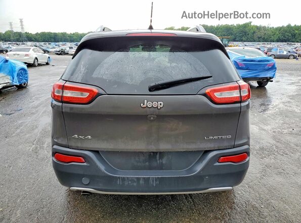 1C4PJMDB0HW524241 2017 JEEP CHEROKEE Gray უკანა ხედი