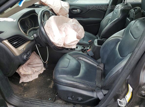 1C4PJMDB0HW524241 2017 JEEP CHEROKEE Gray წინა სალონის ხედი