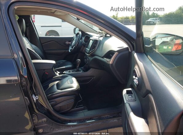 1C4PJMDB1GW335368 2016 JEEP CHEROKEE Black Вид салону спереду