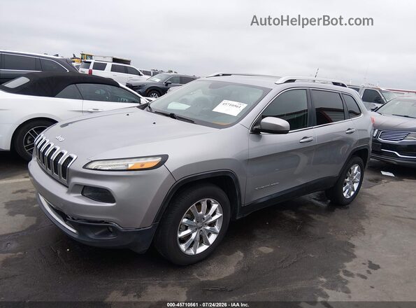 1C4PJMDB2GW113275 2016 JEEP CHEROKEE Silver წინა მარცხენა ხედი სამი მეოთხედიდან