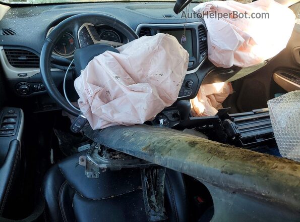 1C4PJMDB3JD559762 2018 JEEP CHEROKEE Black წინა პანელის ხედი