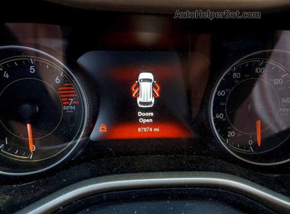 1C4PJMDB3JD559762 2018 JEEP CHEROKEE Black ხელსაწყოთა პანელის ხედი