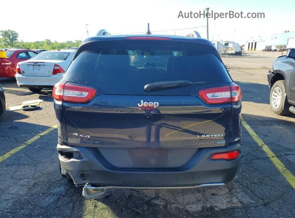 1C4PJMDB4GW181433 2016 JEEP CHEROKEE Blue უკანა ხედი