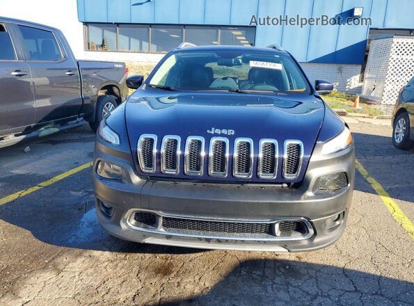 1C4PJMDB4GW181433 2016 JEEP CHEROKEE Blue წინა ხედი
