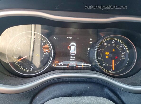 1C4PJMDB4GW181433 2016 JEEP CHEROKEE Blue ხელსაწყოთა პანელის ხედი