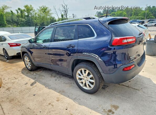 1C4PJMDB4GW244532 2016 JEEP CHEROKEE Blue Tył lewy