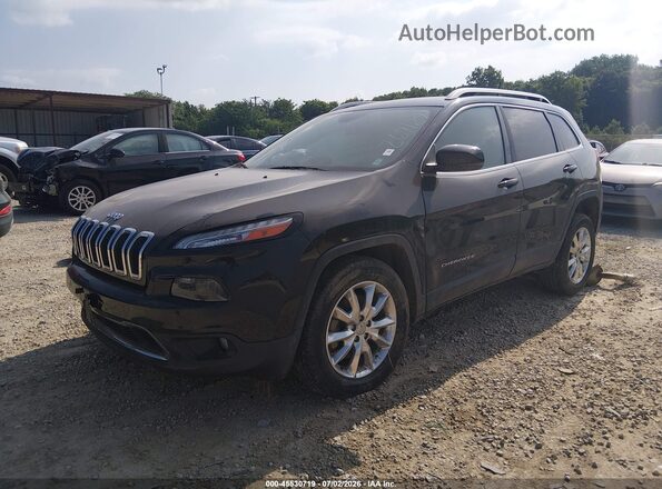 1C4PJMDB4GW267129 2016 JEEP CHEROKEE Black Передня ліва чверть