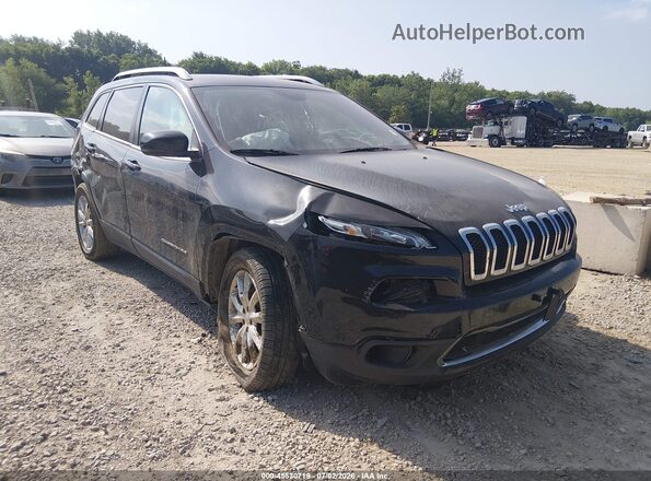 1C4PJMDB4GW267129 2016 JEEP CHEROKEE Black Вид спереду