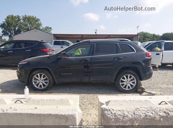 1C4PJMDB4GW267129 2016 JEEP CHEROKEE Black Вид задньої частини салону
