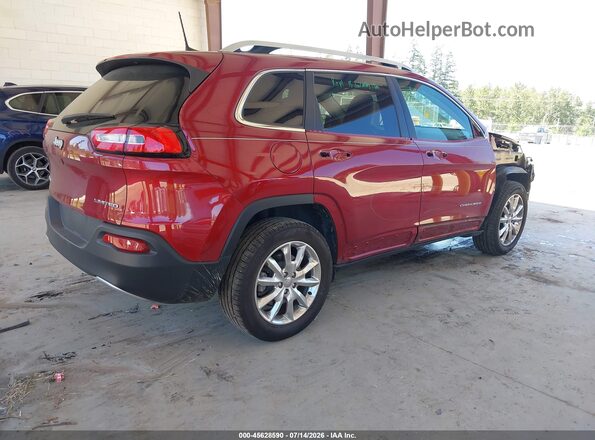 1C4PJMDB4HW532133 2017 JEEP CHEROKEE Red Trasero derecho