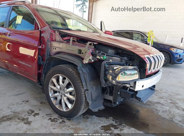 1C4PJMDB4HW532133 2017 JEEP CHEROKEE Red Vista frontal