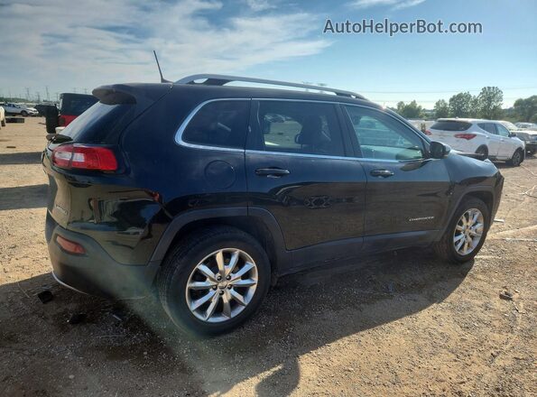 1C4PJMDB4HW616355 2017 JEEP CHEROKEE Black Задня права чверть