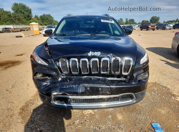1C4PJMDB4HW616355 2017 JEEP CHEROKEE Black Вид спереду