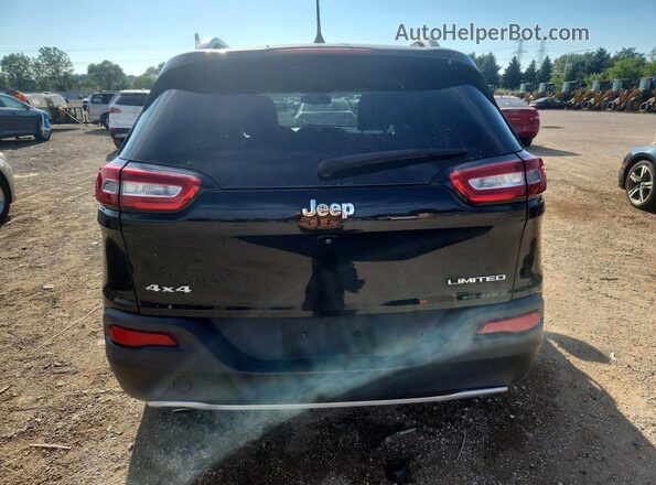 1C4PJMDB4HW616355 2017 JEEP CHEROKEE Black Вид ззаду
