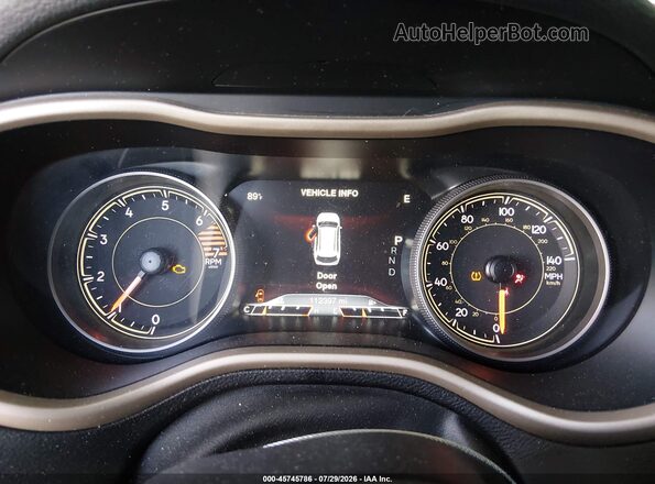1C4PJMDB4HW665250 2017 JEEP CHEROKEE Black Widok tylnych siedzeń