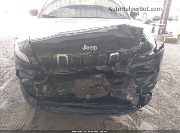 1C4PJMDB4HW665250 2017 JEEP CHEROKEE Black Widok z przodu