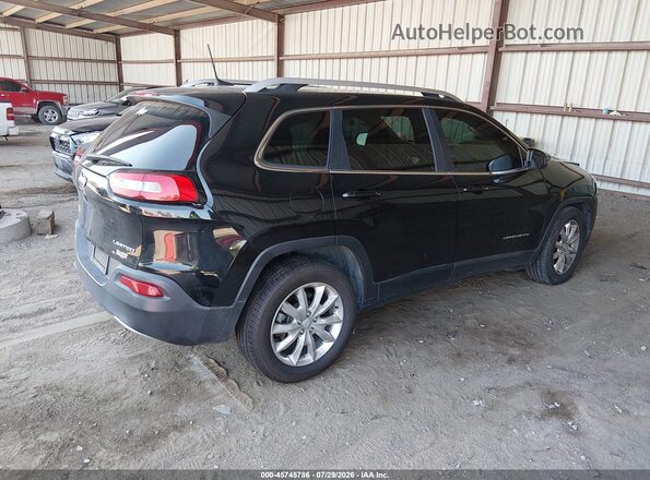 1C4PJMDB4HW665250 2017 JEEP CHEROKEE Black Tył prawy
