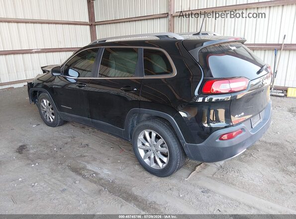 1C4PJMDB4HW665250 2017 JEEP CHEROKEE Black Tył lewy