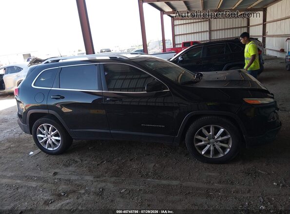 1C4PJMDB4HW665250 2017 JEEP CHEROKEE Black Widok wnętrza z tyłu
