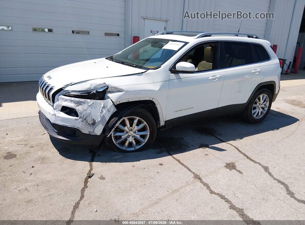 1C4PJMDB5GW170330 2016 JEEP CHEROKEE White Առջևի ձախ երեք քառորդ տեսարան
