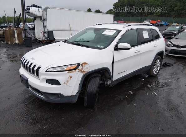 1C4PJMDB5GW343683 2016 JEEP CHEROKEE White Vista tres cuartos delantera izquierda