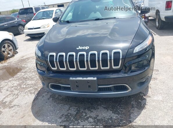 1C4PJMDB5HW579364 2017 JEEP CHEROKEE Black Vista del cuadro de instrumentos