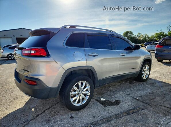 1C4PJMDB6GW321059 2016 JEEP CHEROKEE Silver Задня права чверть