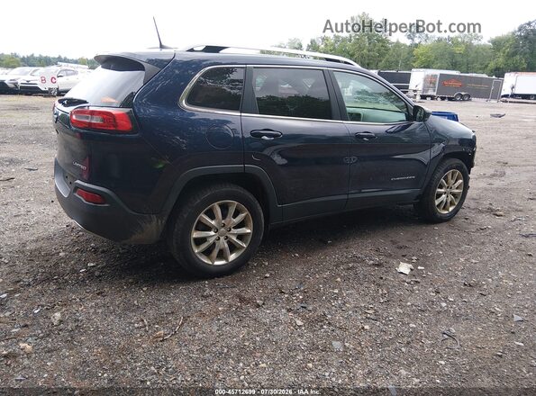 1C4PJMDB6GW330778 2016 JEEP CHEROKEE Синий Задняя правая четверть