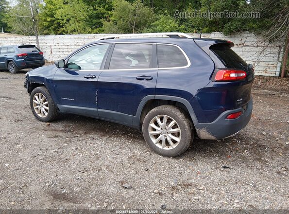 1C4PJMDB6GW330778 2016 JEEP CHEROKEE Синий Задняя левая четверть
