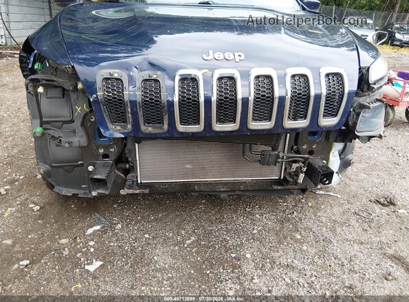 1C4PJMDB6GW330778 2016 JEEP CHEROKEE Синий Вид спереди