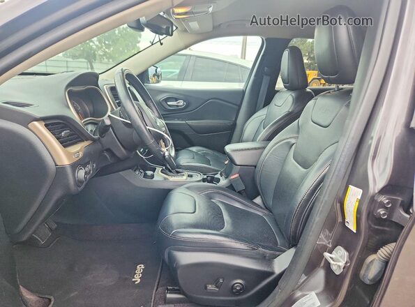1C4PJMDB6GW340940 2016 JEEP CHEROKEE Gray წინა სალონის ხედი