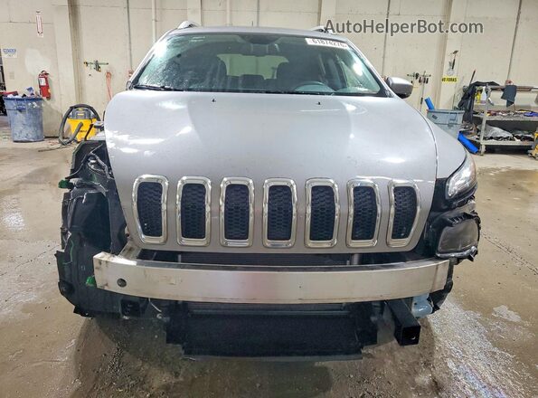 1C4PJMDB6HW537138 2017 JEEP CHEROKEE Silver Front view