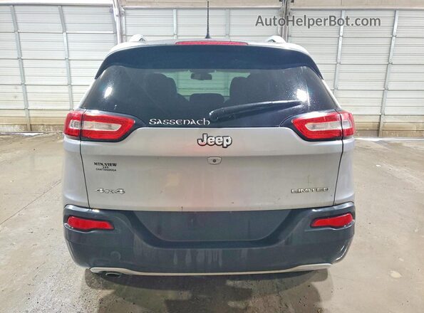 1C4PJMDB6HW537138 2017 JEEP CHEROKEE Silver Rear view