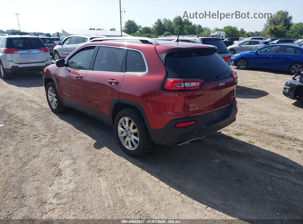 1C4PJMDB7GW120139 2016 JEEP CHEROKEE Red უკანა მარცხენა