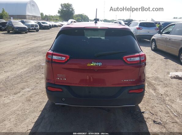 1C4PJMDB7GW120139 2016 JEEP CHEROKEE Red 