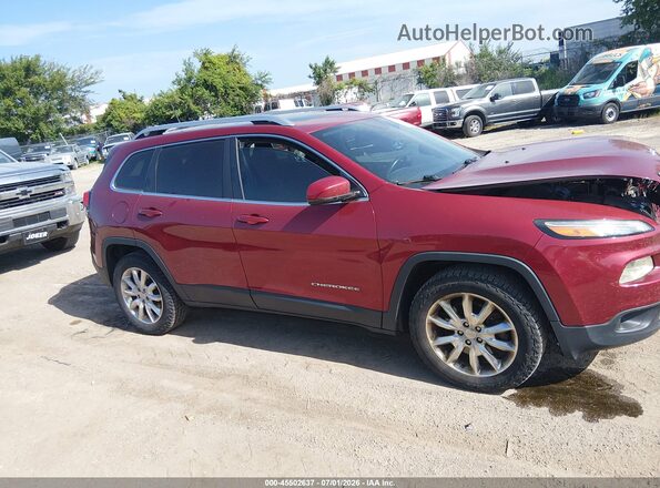 1C4PJMDB7GW120139 2016 JEEP CHEROKEE Red სალონის 360-გრადუსიანი ხედი
