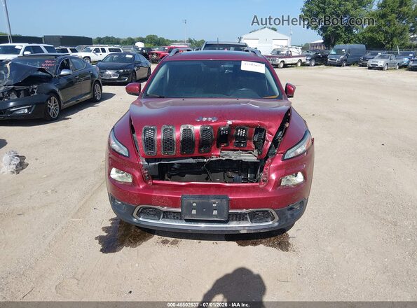 1C4PJMDB7GW120139 2016 JEEP CHEROKEE Red უკანა სალონის ხედი
